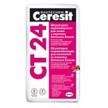 Ceresit CT-24 штукатурка для газобетона и пеноблока, 25кг